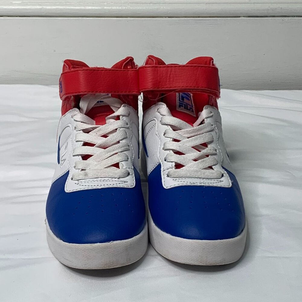 Fila Vulc 13 MB Men's - White-Red & Blue Size 5